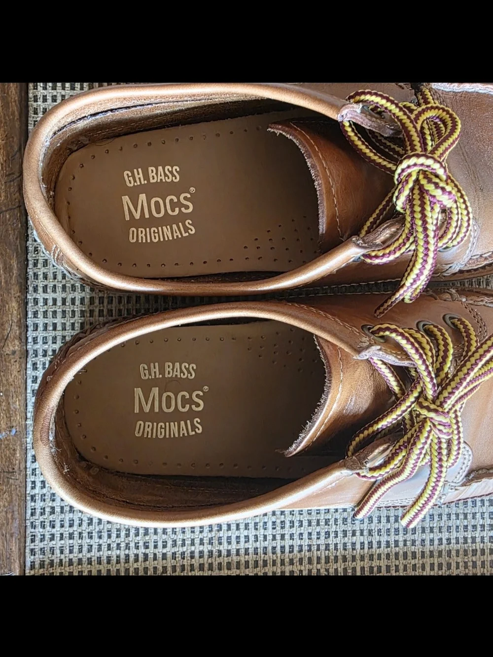 G.H. BASS Clayton Classic Men's Brown Leather Moccasin Boat Shoe Eastland Sebago